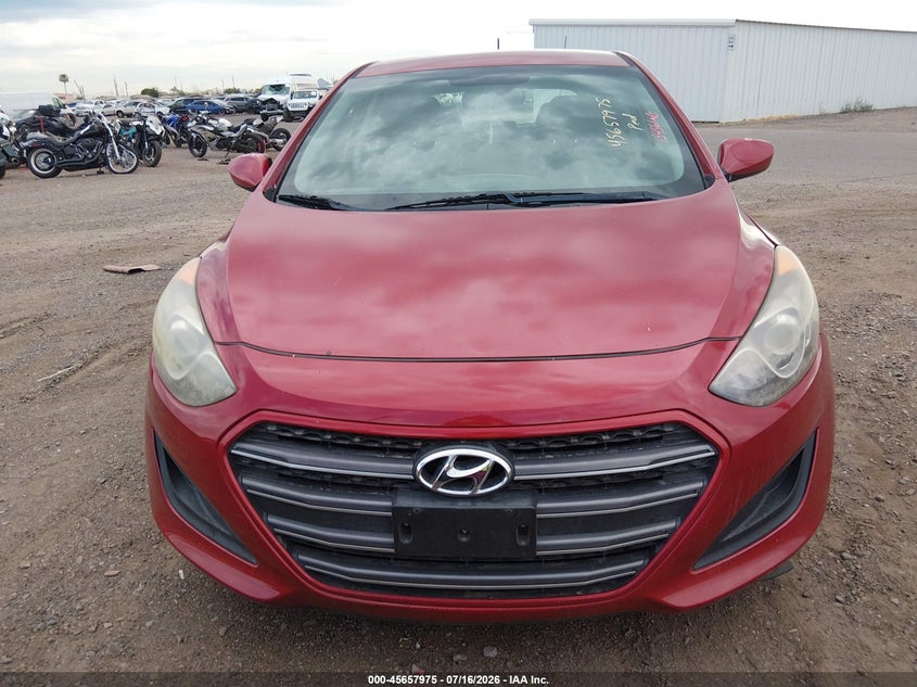 2017 Hyundai Elantra VIN KMHD35LH1HU365892 IAAI salvage auction — NORMAL WEAR, Salvage Title, sold $725 on 2026-07-28 (photo 6)
