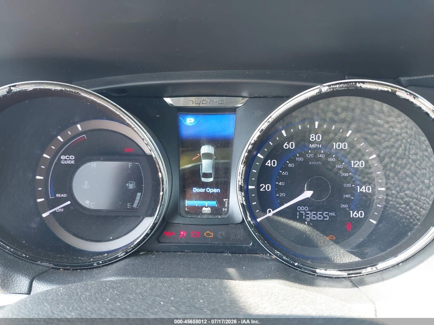 2014 Hyundai Sonata hybrid VIN KMHEC4A40EA114535 IAAI salvage auction — FRONT END, Prior Salvage (Minnesota), sold $175 on 2026-07-29 (photo 7)