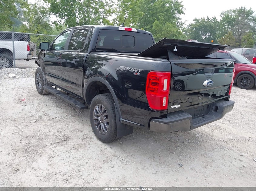 2022 Ford Ranger VIN 1FTER4FH4NLD52147 IAAI salvage auction — FRONT END, Salvage (Illinois), sold $8,200 on 2026-08-22 (photo 3)