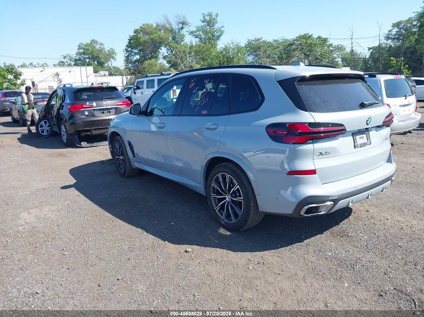 2026 BMW X5 VIN 5UX23EU05T9154824 IAAI salvage auction — FRONT END, Clear (New Jersey), sold $44,000 on 2026-07-26 (photo 3)