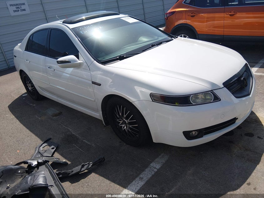 2007 Acura Tl VIN 19UUA66257A017442 IAAI salvage auction — REAR END, Clear (Tennessee), sold $275 on 2026-09-01 (photo 1)