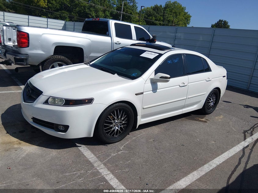 2007 Acura Tl VIN 19UUA66257A017442 IAAI salvage auction — REAR END, Clear (Tennessee), sold $275 on 2026-09-01 (photo 2)