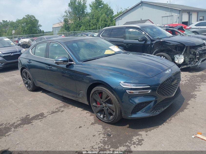 2022 Genesis G70 VIN KMTG54TE1NU082532 — IAAI salvage auction photo