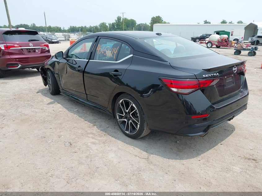 2025 Nissan Sentra VIN 3N1AB8DV8SY320018 IAAI salvage auction — LEFT FRONT, Salvage Title, sold $4,600 on 2026-07-19 (photo 3)