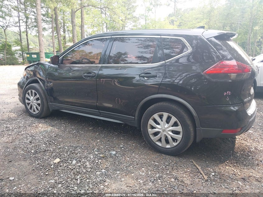 2017 Nissan Rogue VIN JN8AT2MT5HW386696 IAAI salvage auction — LEFT FRONT, Salvage Title, sold $25 on 2026-07-31 (photo 3)