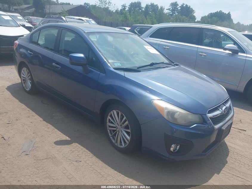 2013 Subaru Impreza VIN JF1GJAH63DH013624 IAAI salvage auction — NORMAL WEAR, Clear (Massachusetts), sold $900 on 2026-07-31 (photo 1)