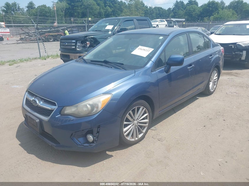 2013 Subaru Impreza VIN JF1GJAH63DH013624 IAAI salvage auction — NORMAL WEAR, Clear (Massachusetts), sold $900 on 2026-07-31 (photo 2)