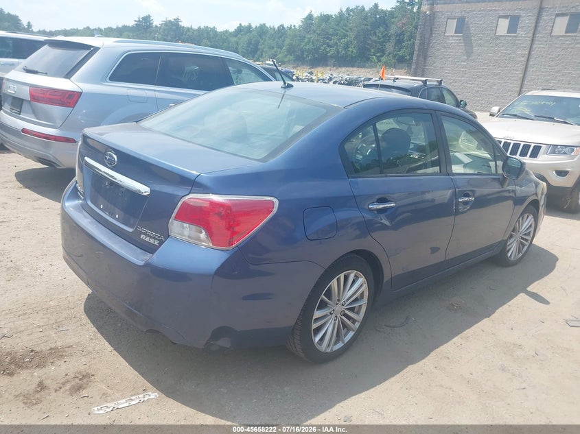 2013 Subaru Impreza VIN JF1GJAH63DH013624 IAAI salvage auction — NORMAL WEAR, Clear (Massachusetts), sold $900 on 2026-07-31 (photo 4)
