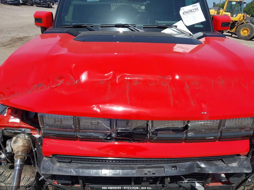 2025 Gmc Hummer ev VIN 1GKT0RDC8SU118237 IAAI salvage auction — FRONT END, Salvage Title, sold $29,750 on 2026-10-06 (photo 9)