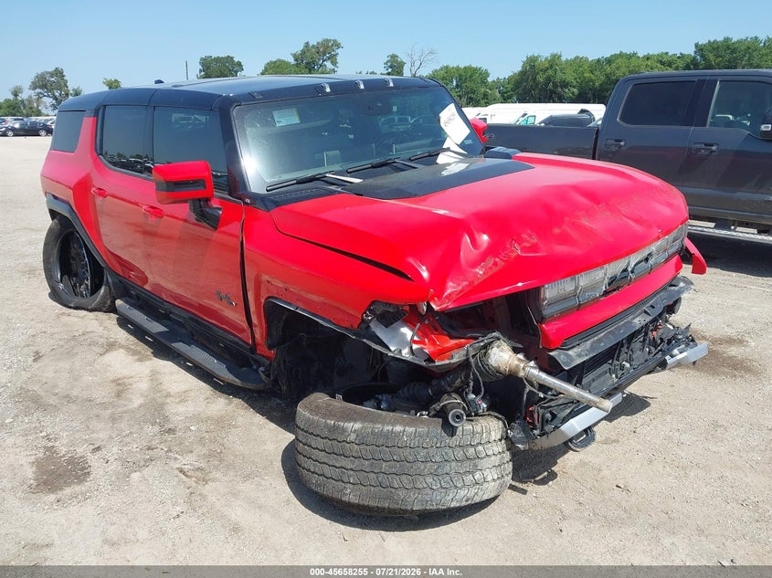 2025 Gmc Hummer ev VIN 1GKT0RDC8SU118237 IAAI salvage auction — FRONT END, Salvage Title, sold $29,750 on 2026-10-06 (photo 1)