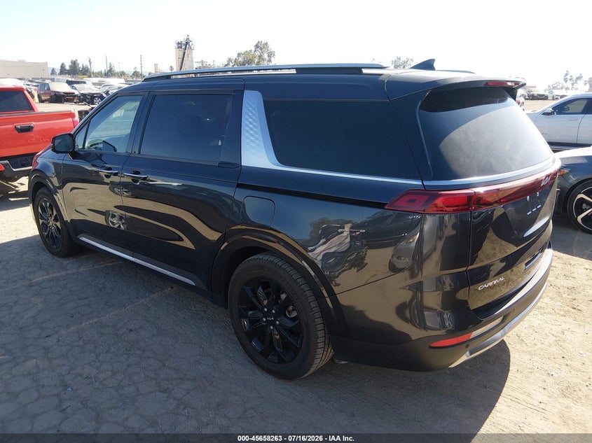 2024 Kia Carnival VIN KNDNE5H37R6402479 IAAI salvage auction — RIGHT FRONT, Salvage Title, sold $12,700 on 2026-07-29 (photo 3)