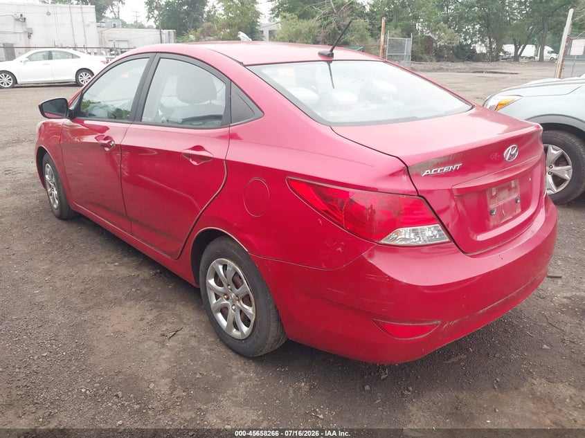 2013 Hyundai Accent VIN KMHCT4AE0DU280227 IAAI salvage auction — NORMAL WEAR, Clear (New Jersey), sold $550 on 2026-07-29 (photo 3)