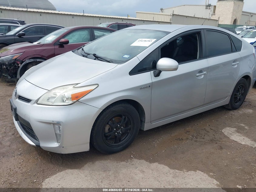 2014 Toyota Prius VIN JTDKN3DUXE1801464 IAAI salvage auction — NORMAL WEAR, Original (Texas), sold $1,200 on 2026-07-29 (photo 2)