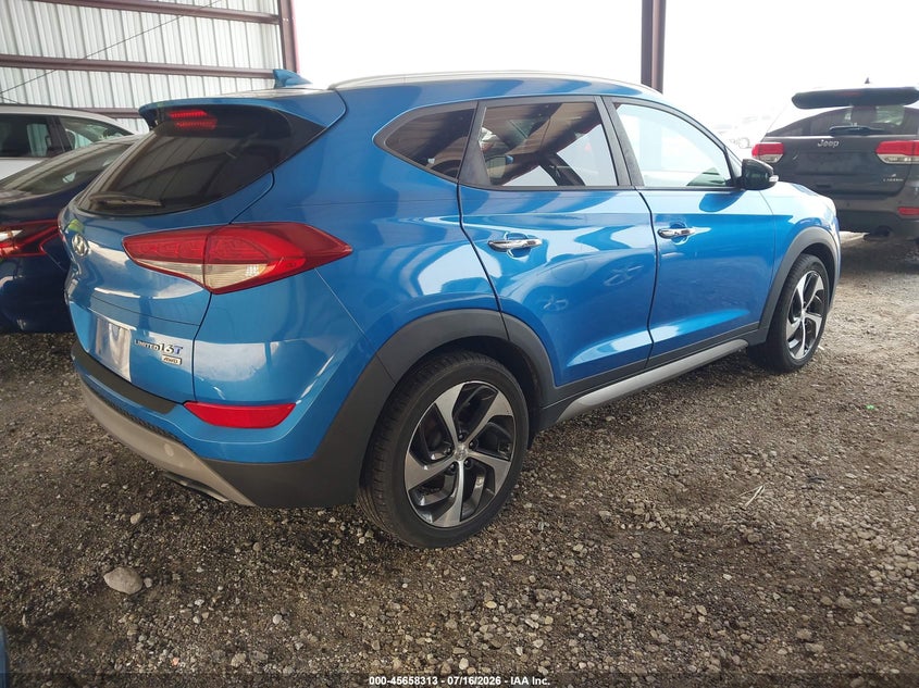 2017 Hyundai Tucson VIN KM8J3CA21HU304645 IAAI salvage auction — NORMAL WEAR, Clear (Illinois), sold $3,825 on 2026-07-22 (photo 4)