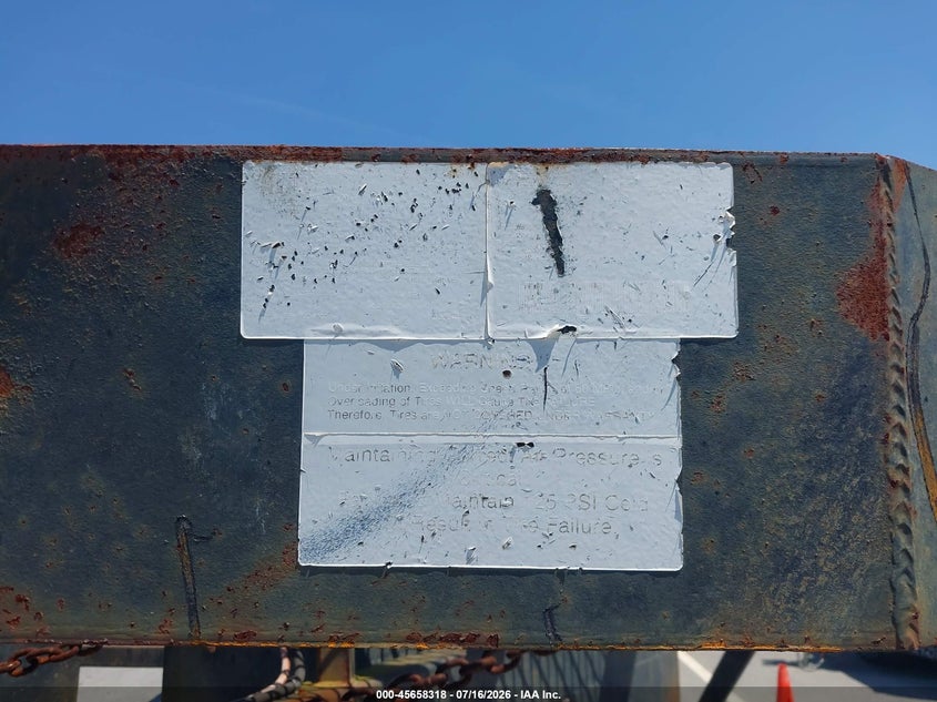2007 Kaufman trailers Kaufman trailers VIN 15XFE50237L003096 IAAI salvage auction — UNKNOWN, Clear (North Carolina), sold $25 on 2026-07-30 (photo 9)