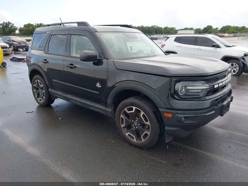 2021 Ford Bronco sport VIN 3FMCR9C61MRB09060 IAAI salvage auction — NORMAL WEAR, Clear (New Hampshire), sold $12,850 on 2026-07-29 (photo 1)