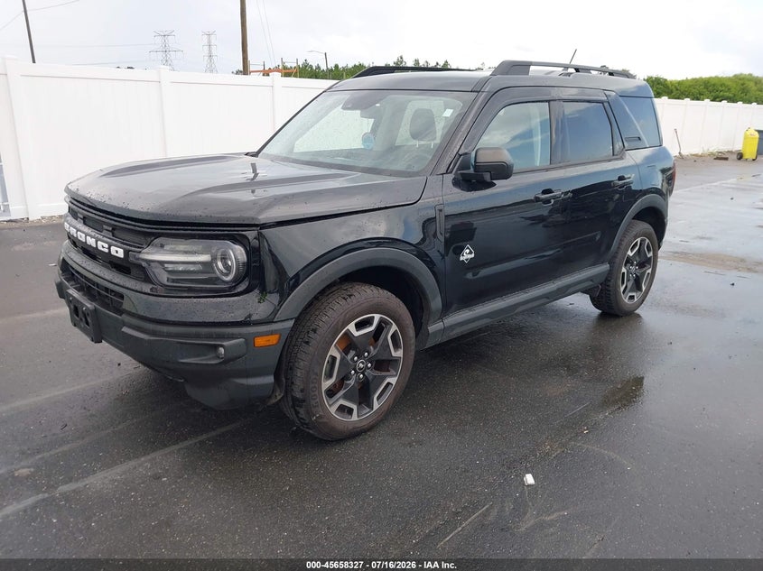 2021 Ford Bronco sport VIN 3FMCR9C61MRB09060 IAAI salvage auction — NORMAL WEAR, Clear (New Hampshire), sold $12,850 on 2026-07-29 (photo 2)