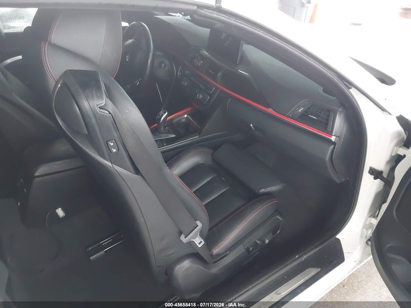 2015 BMW 4er VIN WBA3T3C50F5A40359 IAAI salvage auction — WATER/FLOOD, Salvage Title, sold $2,800 on 2026-08-12 (photo 5)