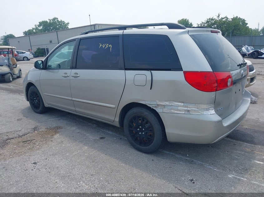 2007 Toyota Sienna VIN 5TDZK23C77S095862 IAAI salvage auction — NORMAL WEAR, Clear (Illinois), sold $25 on 2026-07-29 (photo 3)