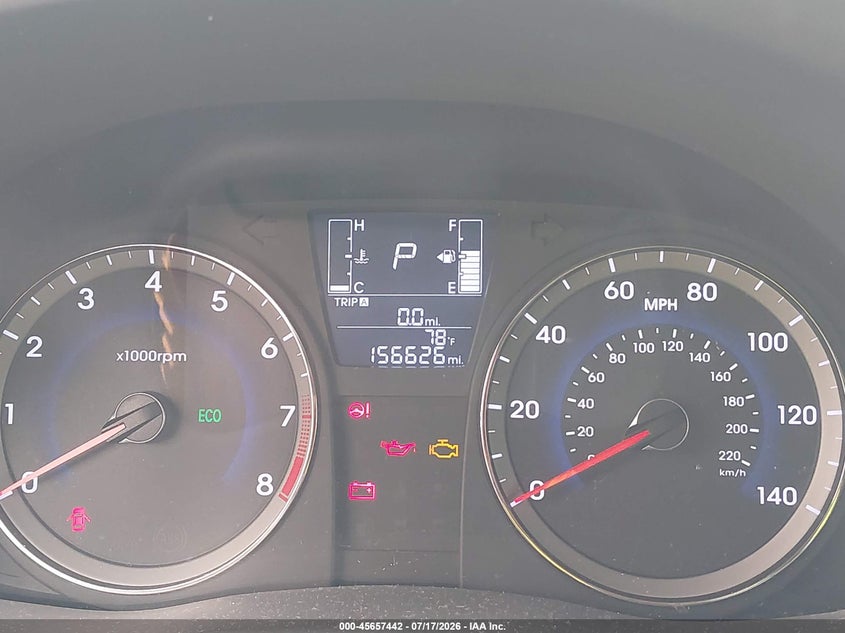 2017 Hyundai Accent VIN KMHCT5AE5HU335220 IAAI salvage auction — NORMAL WEAR, Clear (Delaware), sold $225 on 2026-07-30 (photo 7)