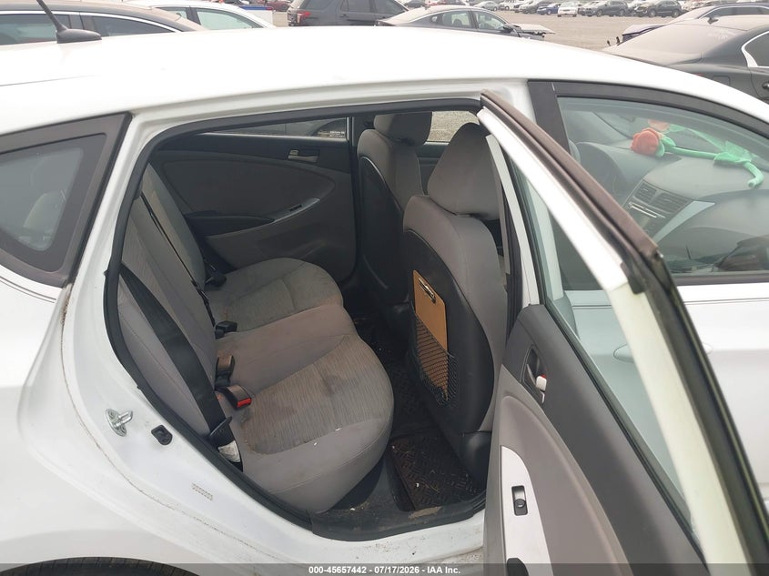 2017 Hyundai Accent VIN KMHCT5AE5HU335220 IAAI salvage auction — NORMAL WEAR, Clear (Delaware), sold $225 on 2026-07-30 (photo 8)
