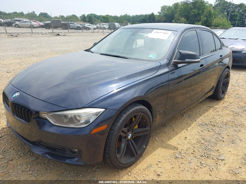 2013 BMW 3er VIN WBA3B9C51DF587540 IAAI salvage auction — NORMAL WEAR, Clear (Virginia), sold $625 on 2026-07-27 (photo 2)
