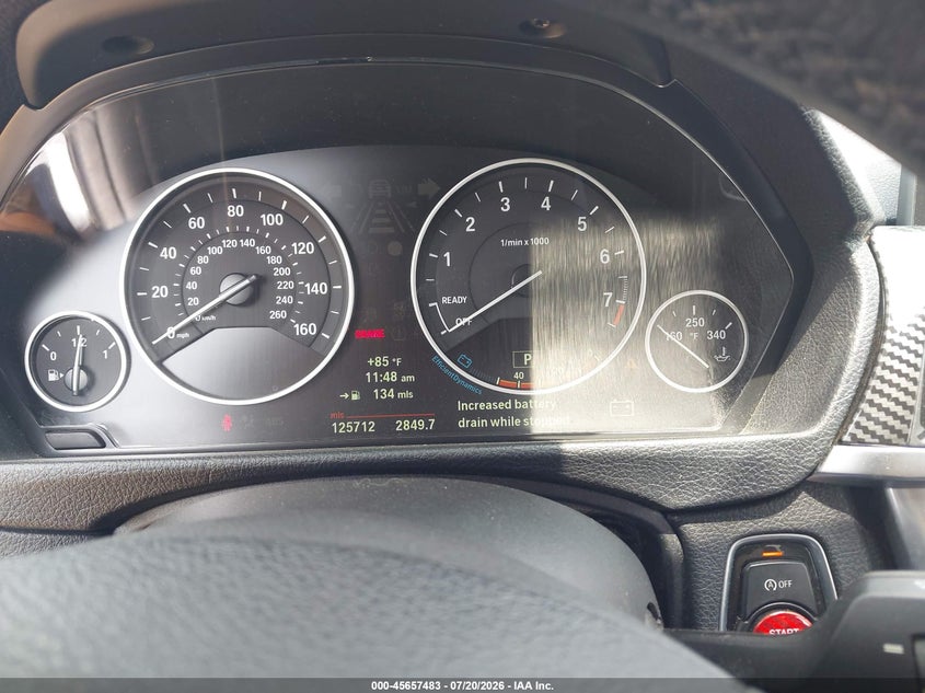 2013 BMW 3er VIN WBA3B9C51DF587540 IAAI salvage auction — NORMAL WEAR, Clear (Virginia), sold $625 on 2026-07-27 (photo 7)