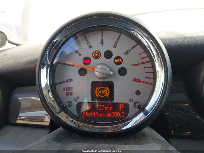 2010 Mini Cooper clubman VIN WMWML3C50ATX37889 IAAI salvage auction — WATER/FLOOD, Salvage (California), sold $600 on 2026-08-12 (photo 7)