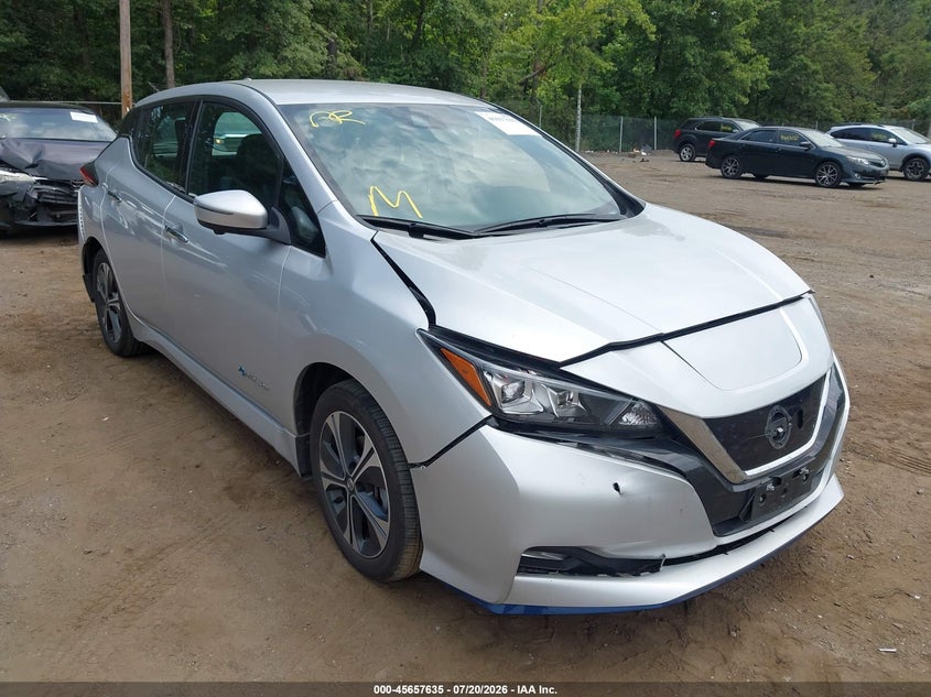 2019 Nissan Leaf VIN 1N4BZ1CP8KC319554 IAAI salvage auction — FRONT END, Salvage - Greater Than 75% (Maryland), sold $6,200 on 2026-07-26 (photo 1)