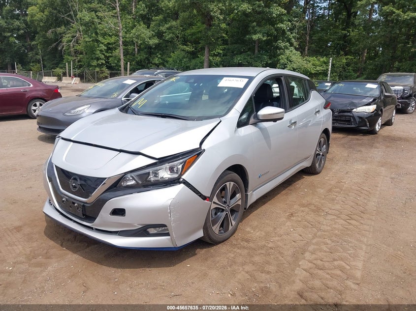 2019 Nissan Leaf VIN 1N4BZ1CP8KC319554 IAAI salvage auction — FRONT END, Salvage - Greater Than 75% (Maryland), sold $6,200 on 2026-07-26 (photo 2)