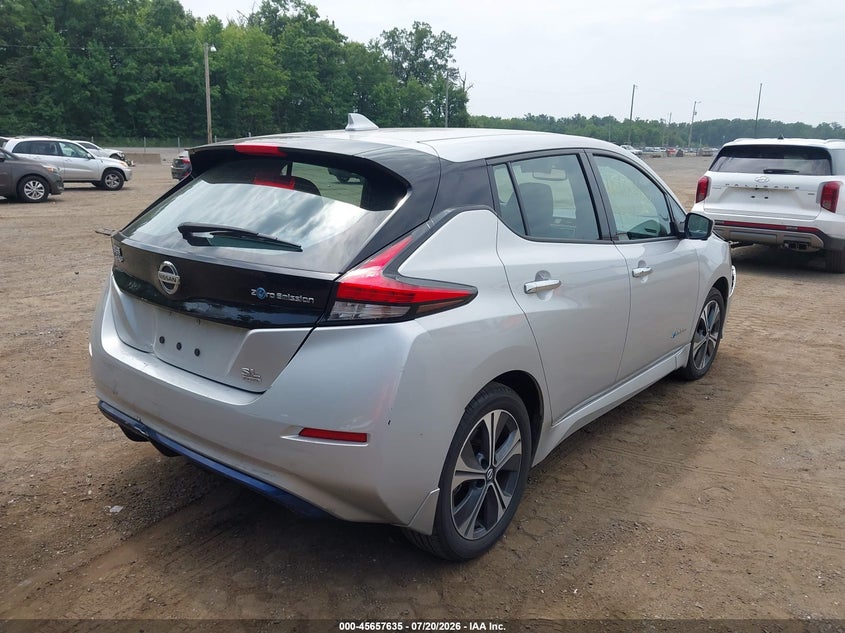 2019 Nissan Leaf VIN 1N4BZ1CP8KC319554 IAAI salvage auction — FRONT END, Salvage - Greater Than 75% (Maryland), sold $6,200 on 2026-07-26 (photo 4)