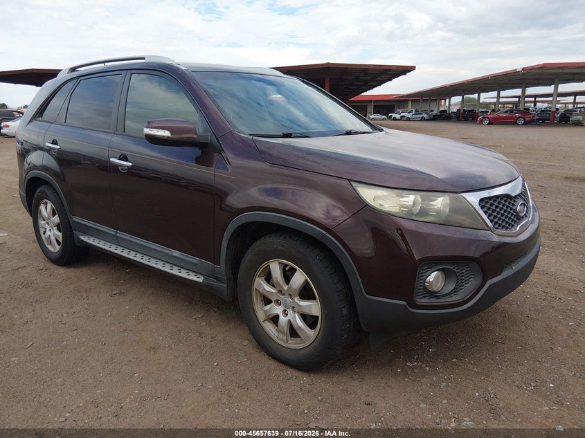 2012 Kia Sorento VIN 5XYKT3A69CG238674 IAAI salvage auction — NORMAL WEAR, Salvage Title, sold $25 on 2026-07-28 (photo 1)