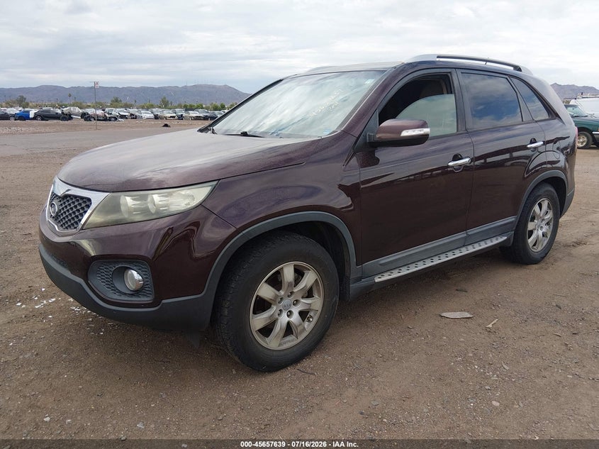 2012 Kia Sorento VIN 5XYKT3A69CG238674 IAAI salvage auction — NORMAL WEAR, Salvage Title, sold $25 on 2026-07-28 (photo 2)