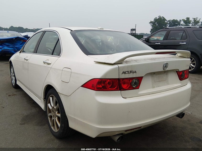 2006 Acura Tsx VIN JH4CL96896C036622 IAAI salvage auction — NORMAL WEAR, Clear (New Jersey), sold $550 on 2026-07-27 (photo 3)