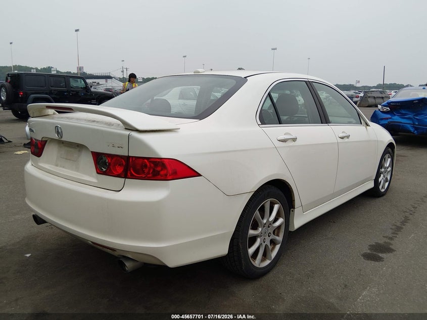 2006 Acura Tsx VIN JH4CL96896C036622 IAAI salvage auction — NORMAL WEAR, Clear (New Jersey), sold $550 on 2026-07-27 (photo 4)