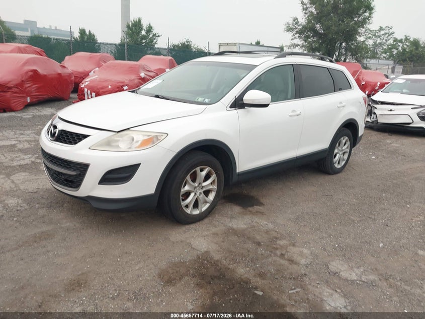 2012 Mazda Cx-9 VIN JM3TB3CV2C0366490 IAAI salvage auction — NORMAL WEAR, Clear (Pennsylvania), sold $500 on 2026-07-31 (photo 2)