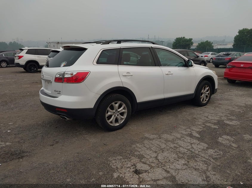 2012 Mazda Cx-9 VIN JM3TB3CV2C0366490 IAAI salvage auction — NORMAL WEAR, Clear (Pennsylvania), sold $500 on 2026-07-31 (photo 4)