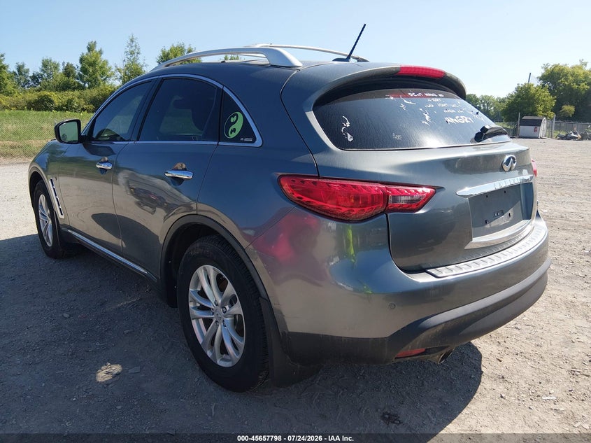 2014 Infiniti Qx70 VIN JN8CS1MW3EM410419 IAAI salvage auction — NORMAL WEAR, Clear (New York), sold $25 on 2026-07-30 (photo 3)