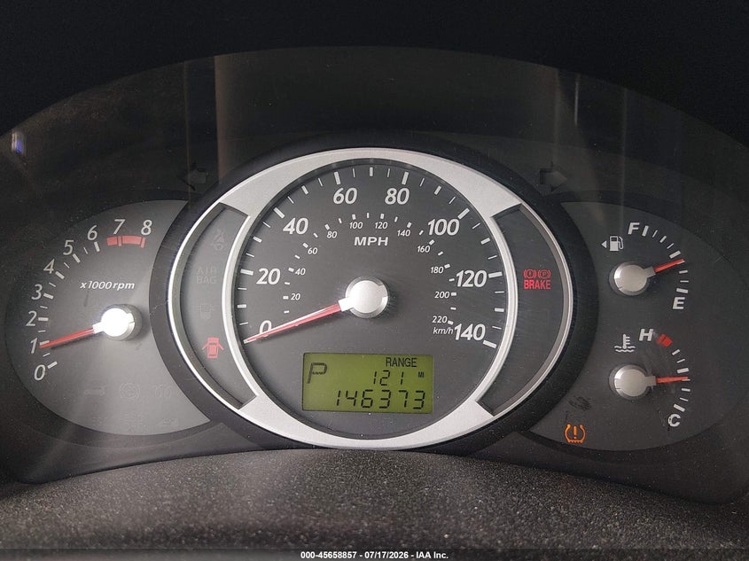 2007 Hyundai Tucson VIN KM8JN72D57U589768 IAAI salvage auction — NORMAL WEAR, Clear (North Carolina), sold $525 on 2026-07-22 (photo 7)