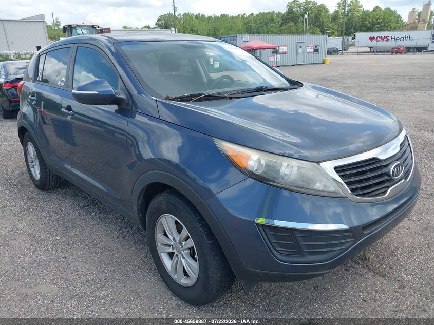 2011 Kia Sportage VIN KNDPB3A29B7088759 IAAI salvage auction — NORMAL WEAR, Clear (Alabama), sold $100 on 2026-07-29 (photo 1)