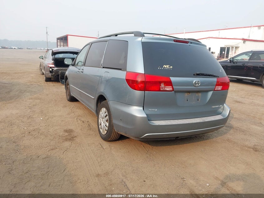 2004 Toyota Sienna VIN 5TDZA22C24S215406 IAAI salvage auction — NORMAL WEAR, Clear (Virginia), sold $500 on 2026-07-29 (photo 3)