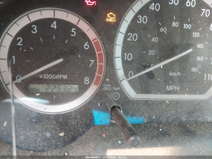 2004 Toyota Sienna VIN 5TDZA22C24S215406 IAAI salvage auction — NORMAL WEAR, Clear (Virginia), sold $500 on 2026-07-29 (photo 7)