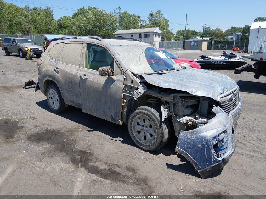 2021 Subaru Forester VIN JF2SKADC5MH554656 IAAI salvage auction — RIGHT FRONT, Salvage (Pennsylvania), sold $975 on 2026-07-28 (photo 1)