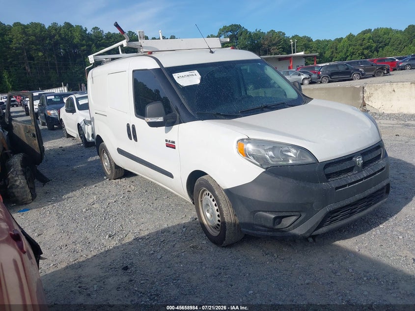 2018 Ram Promaster city VIN ZFBERFAB6J6K03474 IAAI salvage auction — FRONT END, Enterprise Vehicles Clear Only (Georgia), sold $50 on 2026-08-04 (photo 1)