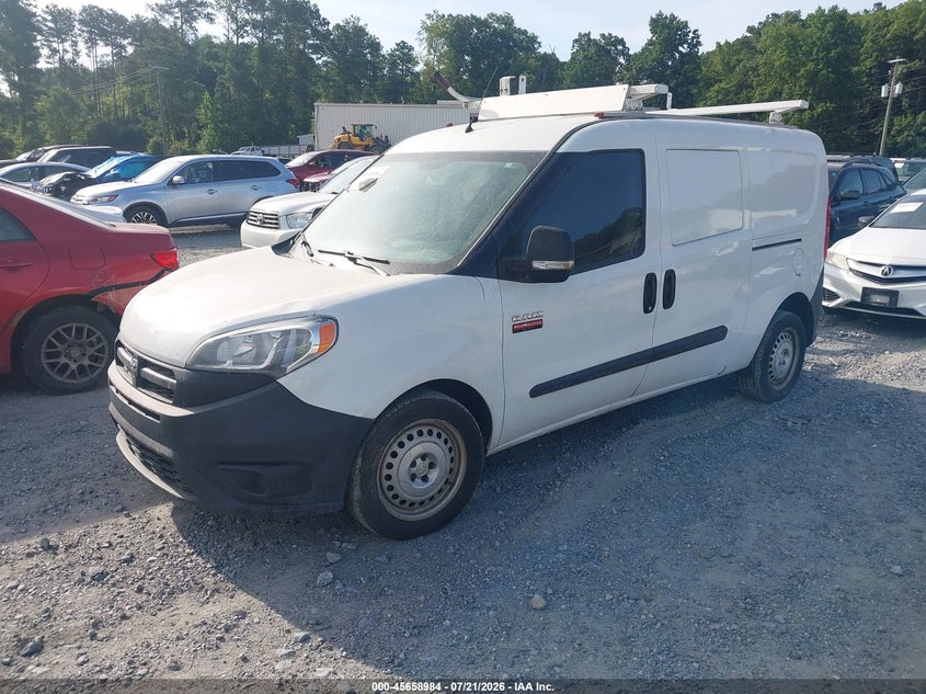 2018 Ram Promaster city VIN ZFBERFAB6J6K03474 IAAI salvage auction — FRONT END, Enterprise Vehicles Clear Only (Georgia), sold $50 on 2026-08-04 (photo 2)