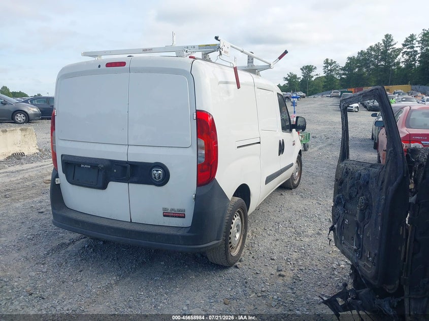 2018 Ram Promaster city VIN ZFBERFAB6J6K03474 IAAI salvage auction — FRONT END, Enterprise Vehicles Clear Only (Georgia), sold $50 on 2026-08-04 (photo 4)