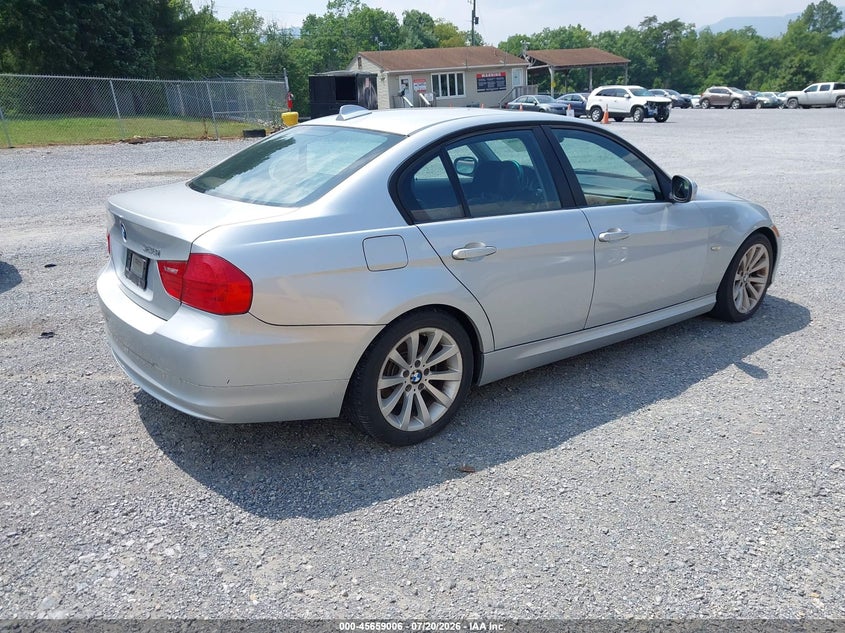 2011 BMW 3 series VIN WBAPH7C54BE460790 IAAI salvage auction — FRONT & REAR, Clear (Virginia), sold $550 on 2026-07-28 (photo 4)