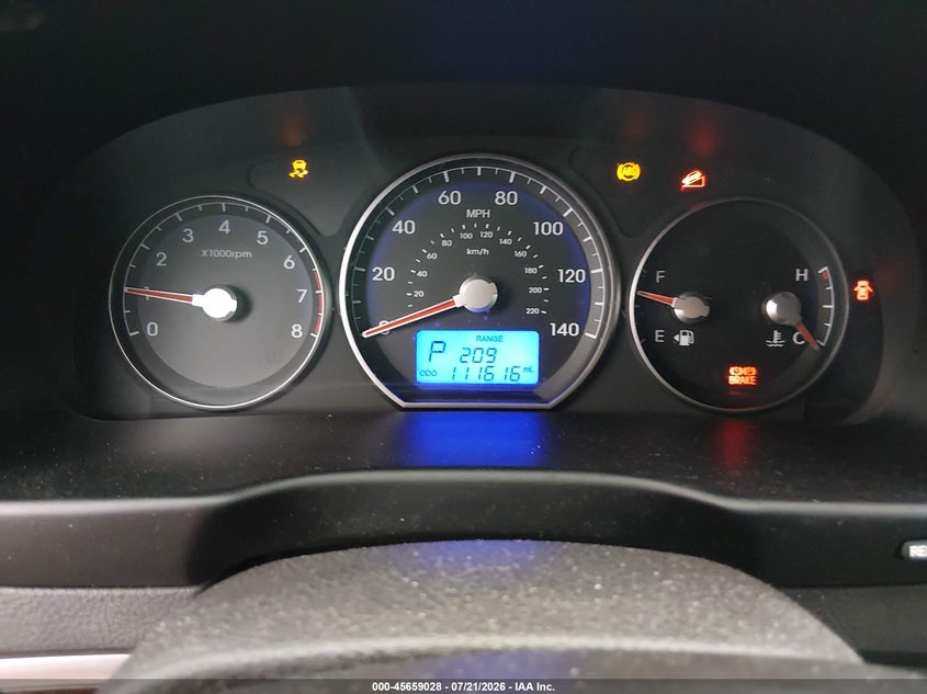 2012 Hyundai Santa fe VIN 5XYZG3AB8CG127453 IAAI salvage auction — NORMAL WEAR, Clear (New Jersey), sold $1,550 on 2026-07-23 (photo 7)