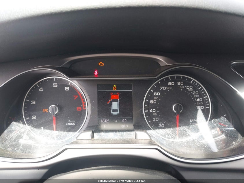 2014 Audi A4 VIN WAUFFAFL3EN019536 IAAI salvage auction — NORMAL WEAR, Original (Texas), sold $1,050 on 2026-07-29 (photo 7)