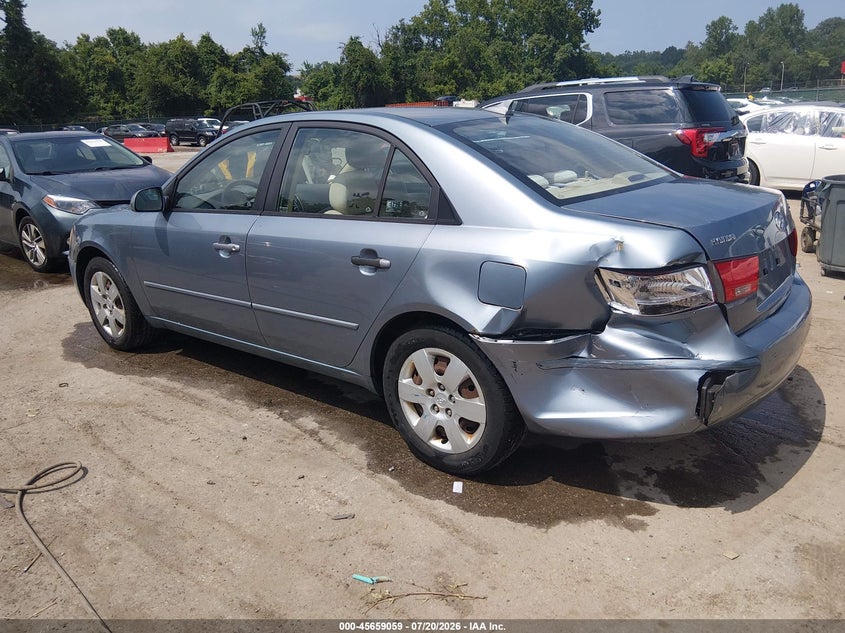 2010 Hyundai Sonata VIN 5NPET4AC2AH617093 IAAI salvage auction — REAR END, Salvage - Greater Than 75% (Maryland), sold $725 on 2026-08-01 (photo 3)